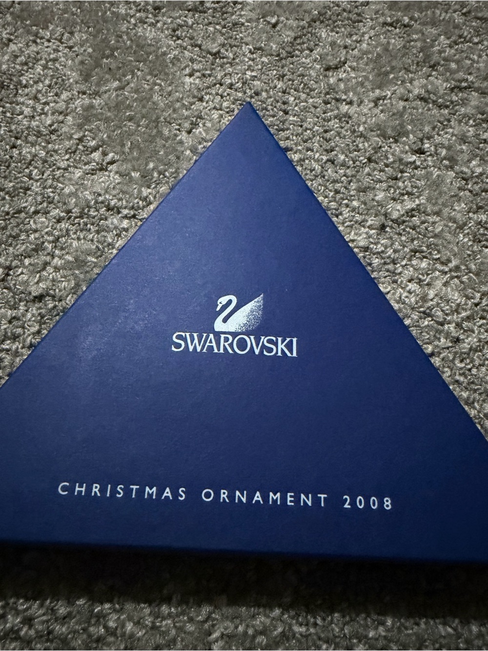 Swarovski crystal 2008 annual Christmas snowflake ornament original packaging - Picture 6 of 7